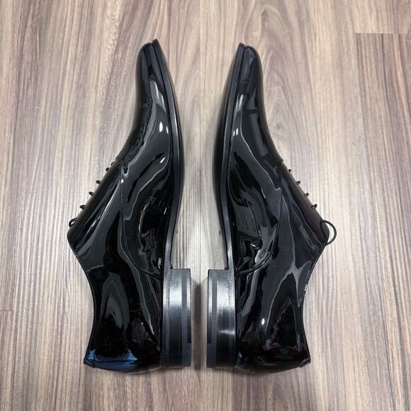 J.M. Weston Black Patent Leather Oxford Shoes w/ Box UK 7 main image 4